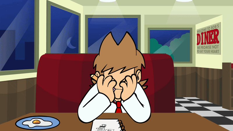 Waitress animated by Penny Bogert