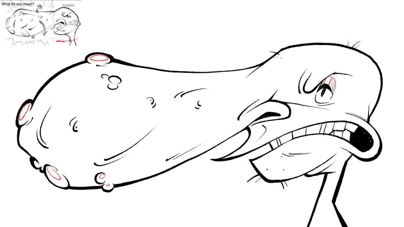 Original storyboard by Kevin Cormier